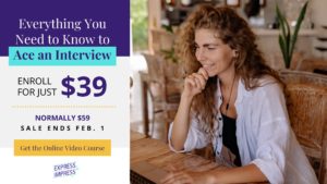 Woman in Interview - Course Sale Announcement