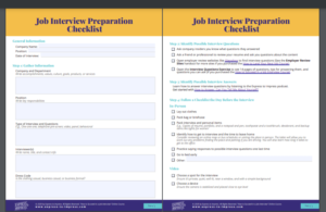 Interview Preparation Checklist