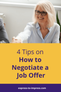 How to Negotiate a Job Offer - Pinterest