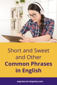Common Phrases in English - Pinterest