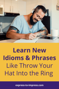 Man learning new idioms - Pinterest