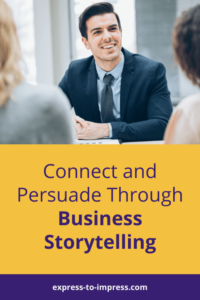 Man engaged in business storytelling - Pinterest