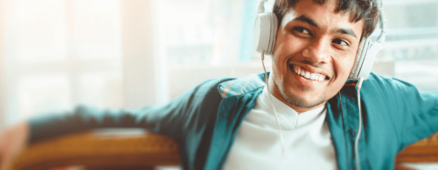 Man learning English Sayings for Everyday Conversations