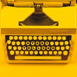 Storytelling typewriter Storytelling typewriter